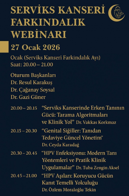  Serviks Kanseri Farkindalik Webinari